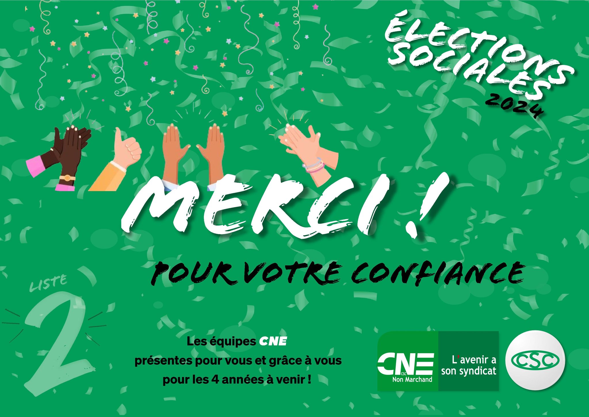 CSC - Merci pour votre confiance