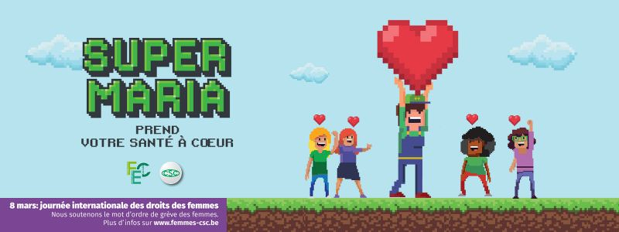 Super Maria prend votre santé à coeur